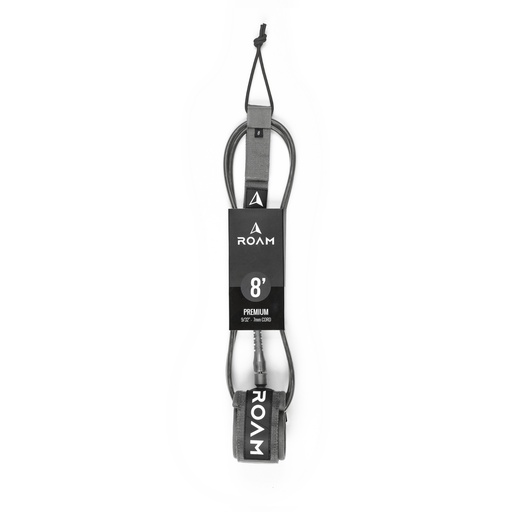 [RO-L-A-PR-8-GR] ROAM - 8' Premium Leash - Gray