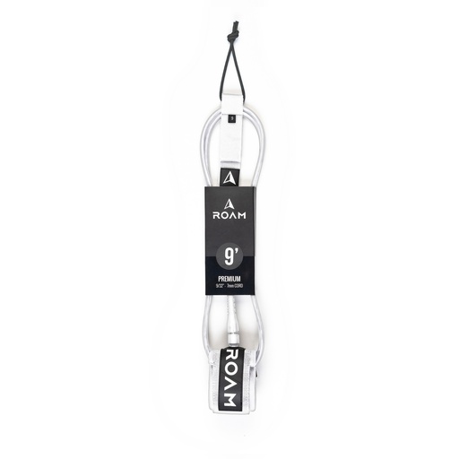 [RO-L-A-PR-9-WT] ROAM - 9' Premium Leash - White