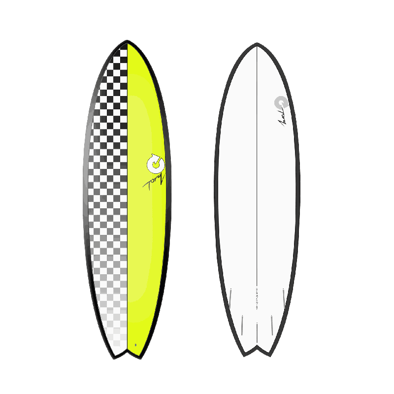 [TQ-A-CH-0603] torq TET 6'3 - Fish - Checker - Yellow