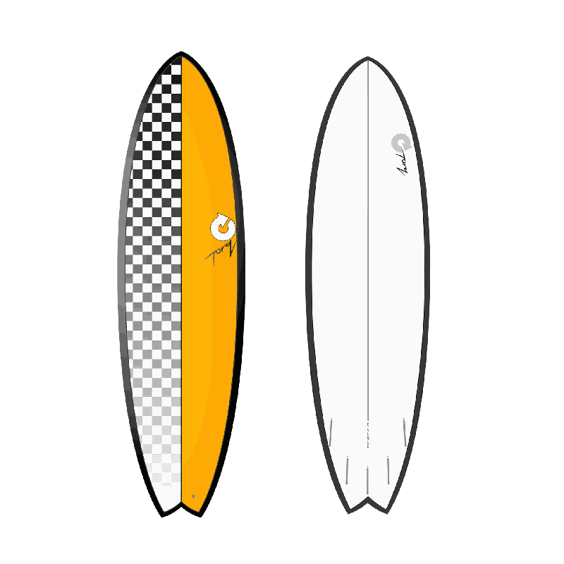 [TQ-A-CH-0606] torq TET 6'6 - Fish - Checker - Orange