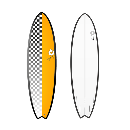 [TQ-A-CH-0606] torq TET 6'6 - Fish - Checker - Orange