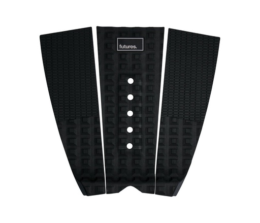 [7101-001-75] Futures - Voodoo 3-Piece Traction Pad - Black